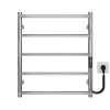 Рушникосушарка електрична Ladder П5 500х600 Deffi нержавіюча сталь (Хром, JD03, Праве підключення)