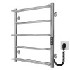 Рушникосушарка електрична Ladder П5 500х600 Deffi нержавіюча сталь (Хром, JD03, Праве підключення)