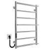 Рушникосушарка електрична Ladder П7 500х800 Deffi нержавіюча сталь (Хром, JD03, Ліве підключення)