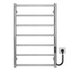 Рушникосушарка електрична Ladder П7 500х800 Deffi нержавіюча сталь (Хром, JD03, Праве підключення)