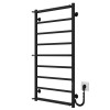 Рушникосушарка електрична Ladder П9 500х1000 Deffi нержавіюча сталь (Чорний, JD03, Праве підключення)