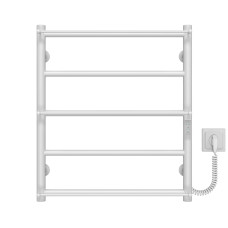 Рушникосушарка електрична Ladder П5 500х600 Deffi нержавіюча сталь (Білий, WD03, Праве підключення)