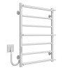 Рушникосушарка електрична Ladder П7 500х700 Deffi нержавіюча сталь (Білий, WD03, Ліве підключення)