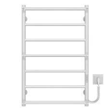 Рушникосушарка електрична Ladder П7 500х800 Deffi нержавіюча сталь (Білий, WD03, Праве підключення)