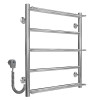 Рушникосушарка електрична Ladder П5 500х600 Deffi нержавіюча сталь (Хром, EF16, Ліве підключення)