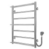 Рушникосушарка електрична Ladder П7 500х700 Deffi нержавіюча сталь (Хром, EF16, Праве підключення)