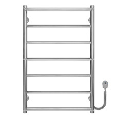 Рушникосушарка електрична Ladder П7 500х800 Deffi нержавіюча сталь (Хром, EF16, Праве підключення)
