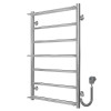 Рушникосушарка електрична Ladder П7 500х800 Deffi нержавіюча сталь (Хром, EF16, Праве підключення)