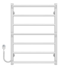 Рушникосушарка електрична Ladder П7 500х700 Deffi нержавіюча сталь (Білий, EF16, Ліве підключення)