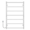 Рушникосушарка електрична Ladder П7 500х800 Deffi нержавіюча сталь (Білий, EF16, Ліве підключення)