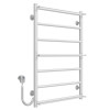 Рушникосушарка електрична Ladder П7 500х800 Deffi нержавіюча сталь (Білий, EF16, Ліве підключення)