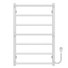 Рушникосушарка електрична Ladder П7 500х800 Deffi нержавіюча сталь (Білий, EF16, Праве підключення)