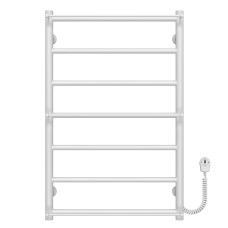 Рушникосушарка електрична Ladder П7 500х800 Deffi нержавіюча сталь (Білий, EF16, Праве підключення)