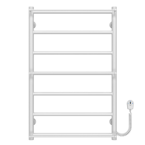 Рушникосушарка електрична Ladder П7 500х800 Deffi нержавіюча сталь (Білий, EF16, Праве підключення)