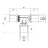 Трійник прес Icma 16х20х16 №406