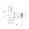 Кран радіаторний Icma 1/2