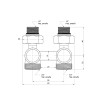 Вентиль двотрубний Icma 1/2