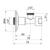Кран приладовий буксовий Icma 1/2