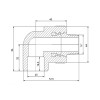 Кутик PPR Blue Ocean 25х3/4