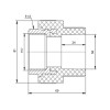 Муфта PPR Blue Ocean 50х1