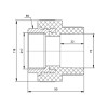 Муфта PPR Blue Ocean 75х2
