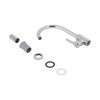 Змішувач для кухні U-образний Brinex Pure 015F U-образний  Chrome BRIPUR015FCRM