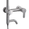 Душова система універсальна Brinex Pure 1030 на 3 споживача  Nickel BRIPUR1030NKL