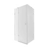 Душова кабіна Qtap Capricorn CRM1018RC6 100х80 см, скло Clear 6 мм, CalcLess, без піддона