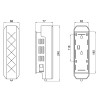 Диспенсер для мила Qtap Pohodli DM350WP1 White (Pobut)