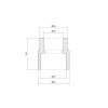 Муфта PPR Thermo Alliance 32х25