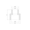 Муфта PPR Thermo Alliance 40х25