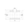 Трійник PPR Thermo Alliance 75х32х75