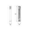 Радіатор біметалічний Thermo Alliance Bi-Ferrum 200/96 0,81 кг