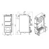 Котел твердопаливний сталевий Thermo Alliance Ferrum Plus V 4.0 FSF+ 26