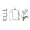 Котел твердопаливний сталевий Thermo Alliance Ferrum V 4.0 FSF 20