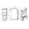 Котел твердопаливний сталевий Thermo Alliance Ferrum Plus V 4.0 FSF+ 14