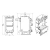 Котел твердопаливний сталевий Thermo Alliance Ferrum W V 5.0 FW 26