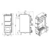 Котел твердопаливний сталевий Thermo Alliance Ferrum Plus V 4.0 FSF+ 16