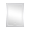 Дзеркало Lidz Kubis 600х800 з LED-підсвічуванням Touch, з антизапотіванням, з димером, рег. яскравості LD78LF9376080