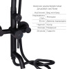 Комплект змішувачів Lidz Aria Black: Душова система LDARI1030BLA43373 + Змішувач для раковини LDARI001FBLA43367