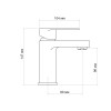 Змішувач для раковини Lidz Arrow 001 (k35) LDARR001CRM44955 Chrome