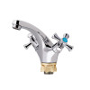 Змішувач для раковини Lidz Lamb 161F двохвентильний LDLAM161FCRM35446 Chrome