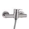 Змішувач для душу Lidz Luna 010 (з душовим гарнітуром) (k35) LDLUN010NKS46095 Nickel