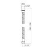 Шланг Lidz Niagara 06 1,5-1,7 м LDNIA06CRM35454 Chrome