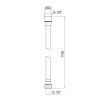 Шланг Lidz Niagara 09 1,75 м LDNIA09CRM35459 Chrome