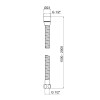 Шланг Lidz Niagara 12 1,5 м LDNIA12CRM35460 Chrome