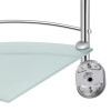 Полиця кутова Lidz Oreo 1003 скляна 3 ярусна LDORE1003CRM22182 Chrome