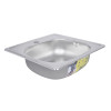 Кухонна мийка Lidz 4848 0,6 мм Satin (LIDZ4848SAT06)