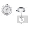 Кухонна мийка Lidz 510-D 0,6 мм Micro Decor (LIDZ510D06MD160)