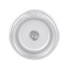 Кухонна мийка Lidz 510-D 0,8 мм Satin (LIDZ510DSAT)